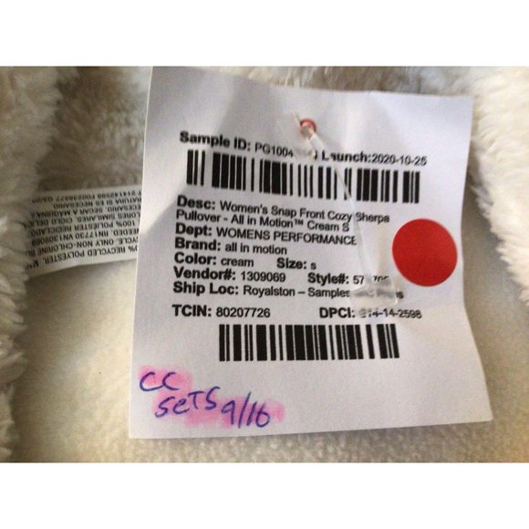 Women's Snap Front Sherpa Pullover Sz S - Picture 4 of 4